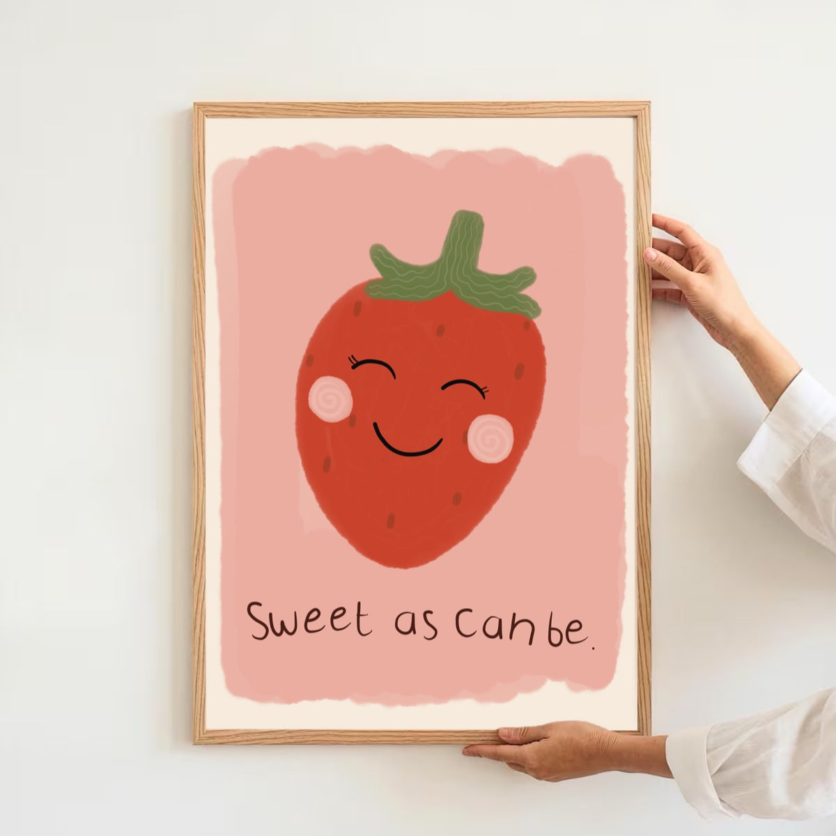 Sweet as can be - strawberry | Art print