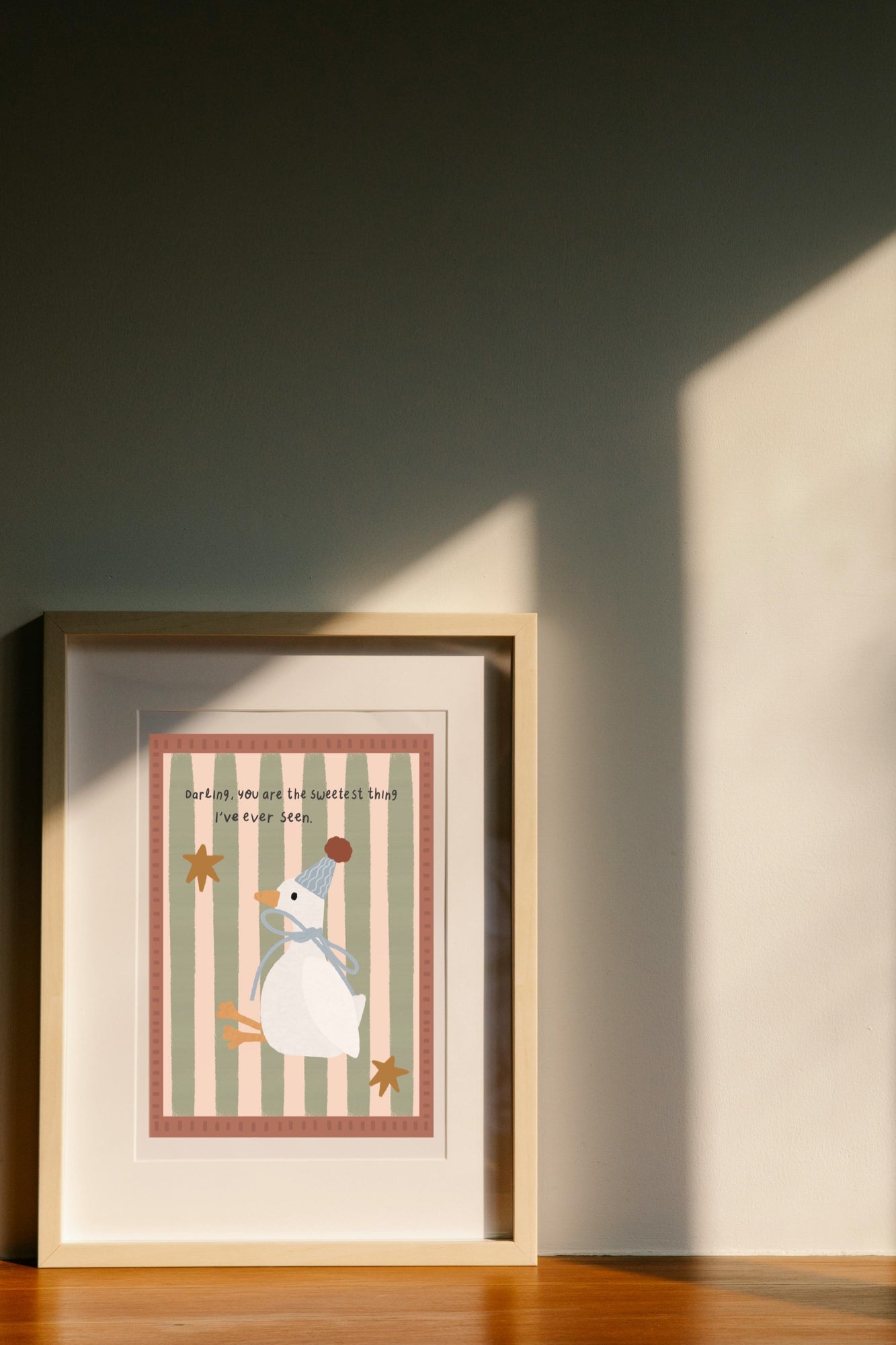 Darling you are the sweetest thing I’ve ever seen - goose | Art print