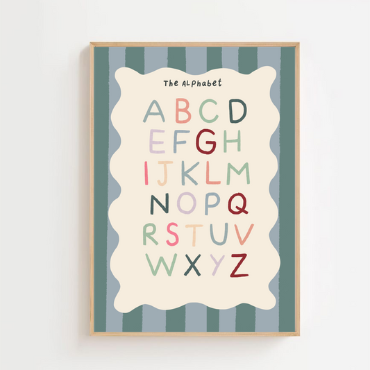 The alphabet | Art print