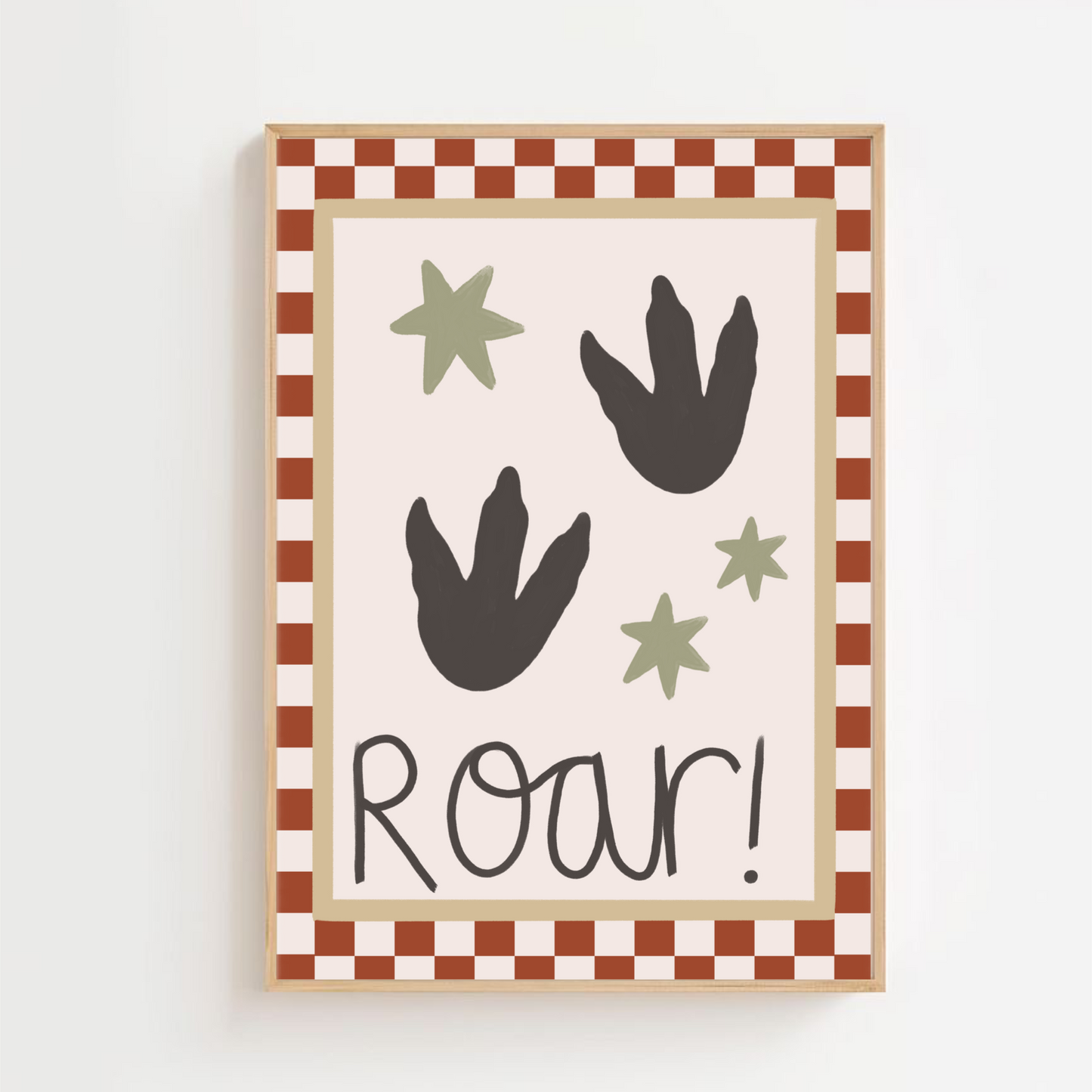 Roar dinosaur prints | Art print