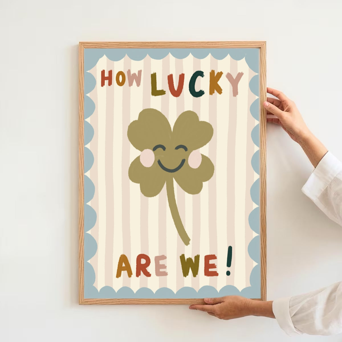 How lucky are we | Art print