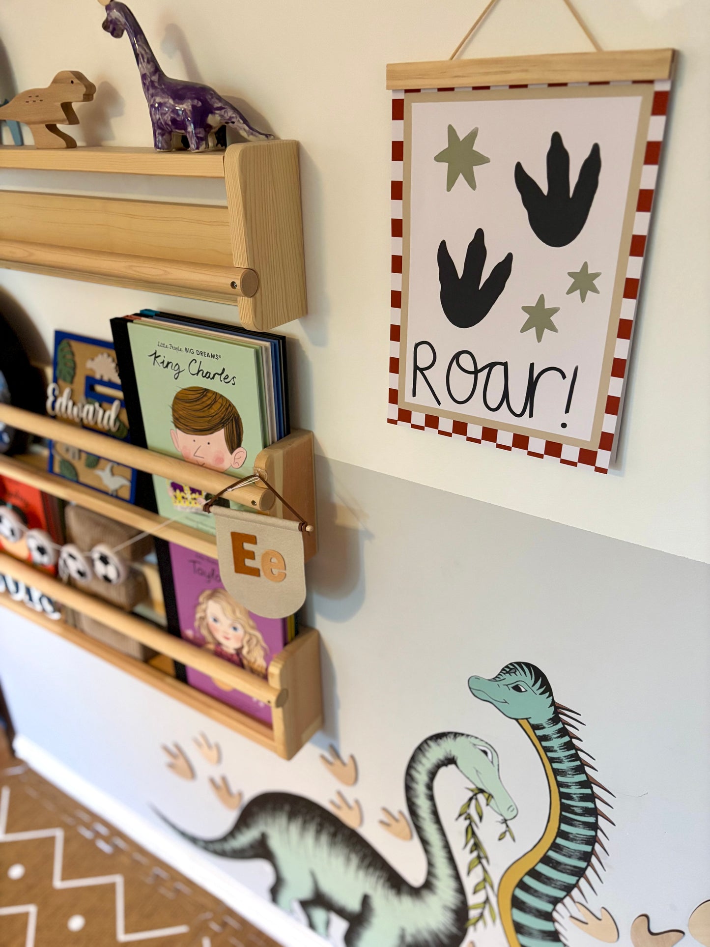 Roar dinosaur prints | Art print