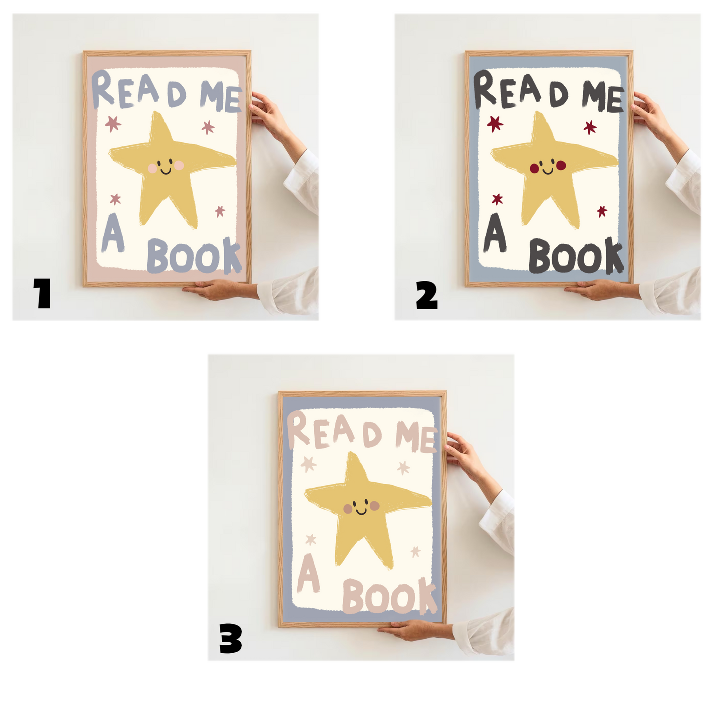 Read me a book - Star | Art print