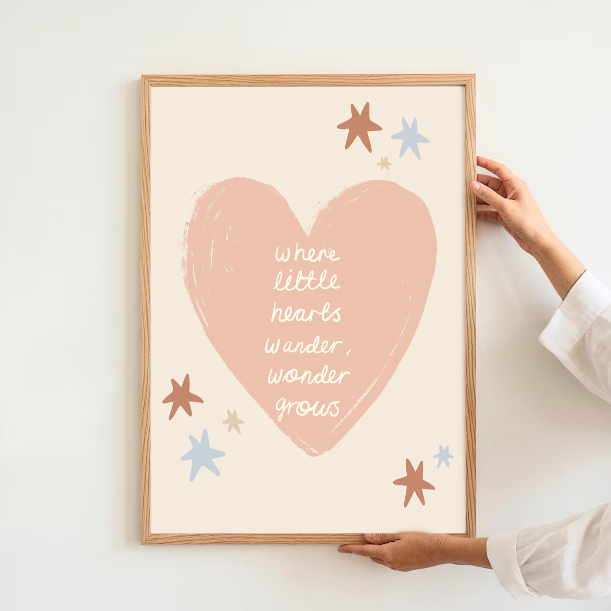 Wonder grows - pink | Art print