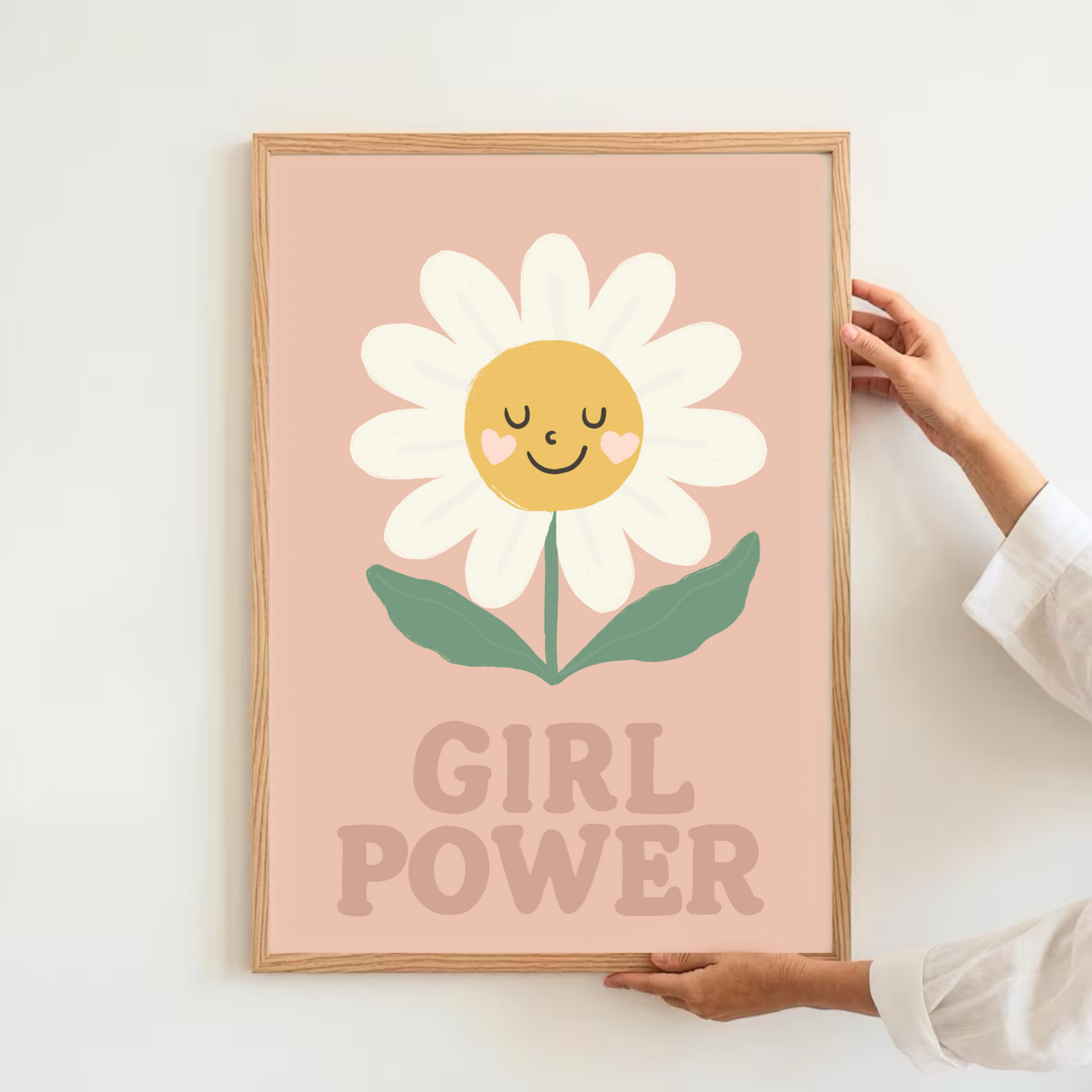 Girl power - Daisy - flower | Art print