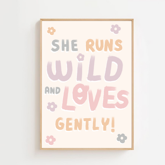 Runs wild | Art print