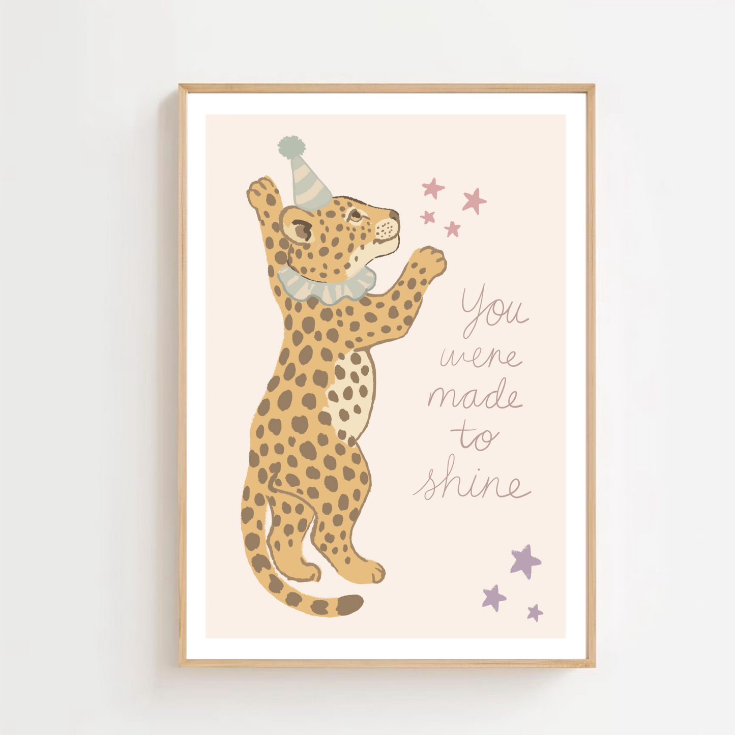 Leopard - you were made to shine | Art print