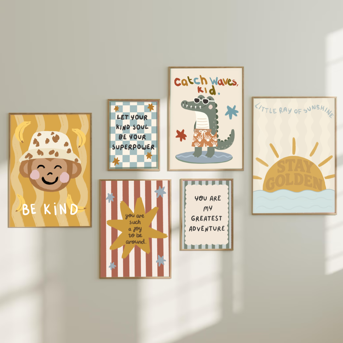 Be kind - monkey | Art print