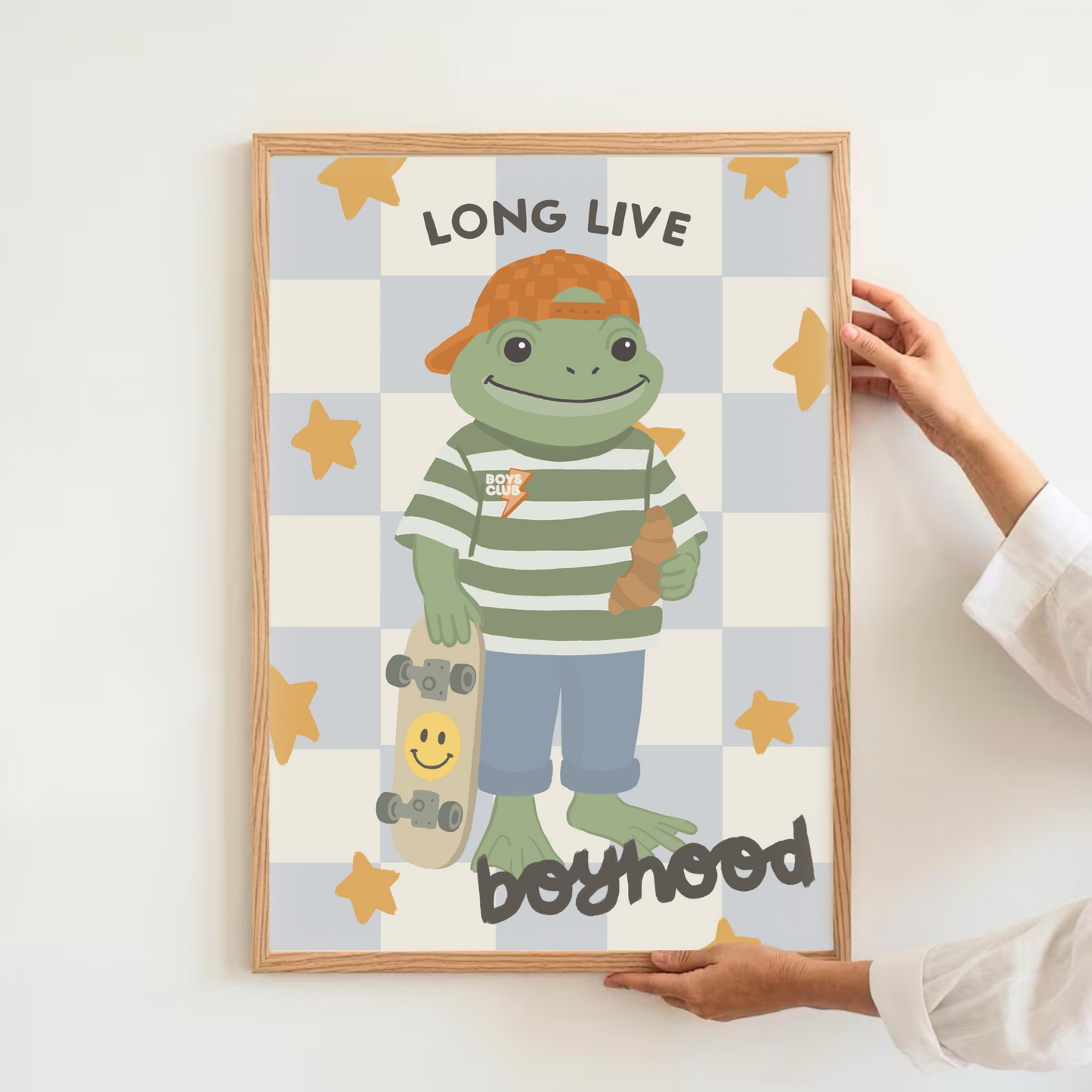 Long live boyhood - frog | Art print