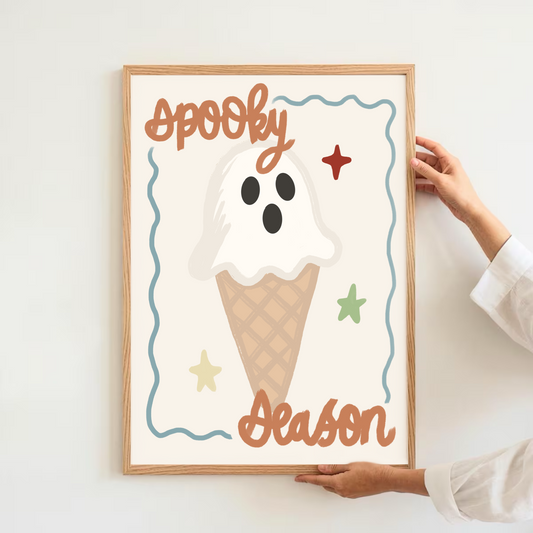 Spooky season - ice cream | Art print