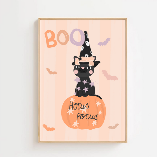 Hocus pocus - cat | Art print