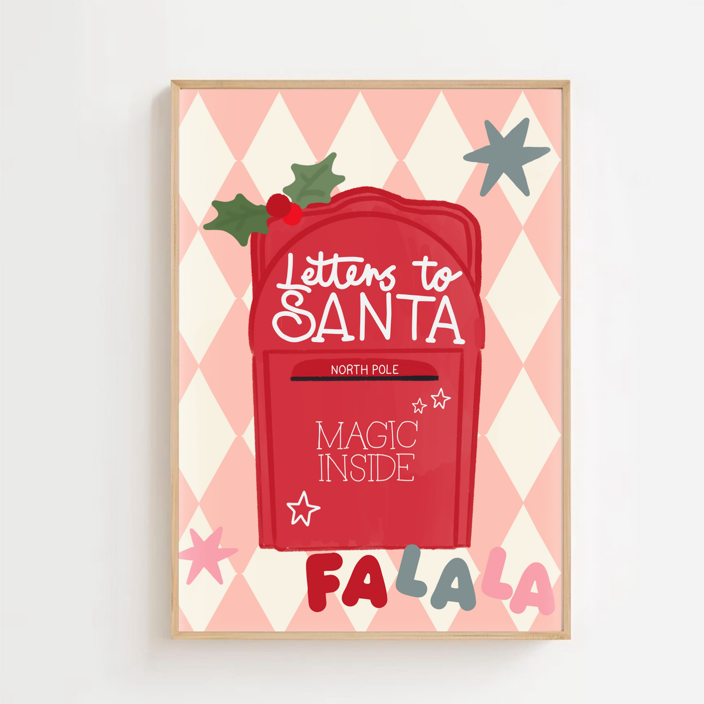 Letters to Santa - Christmas | Art print