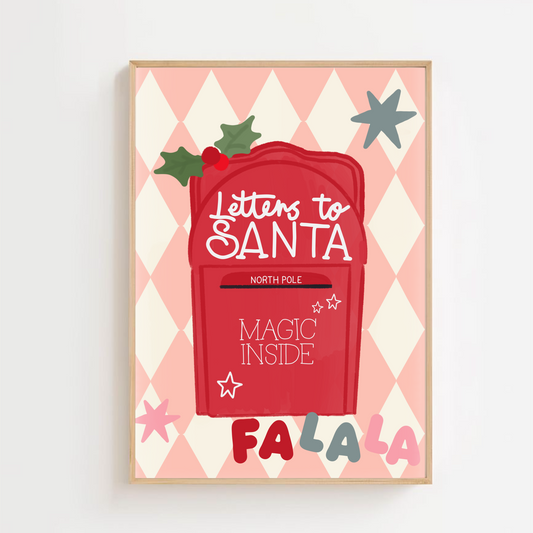 Letters to Santa - Christmas | Art print