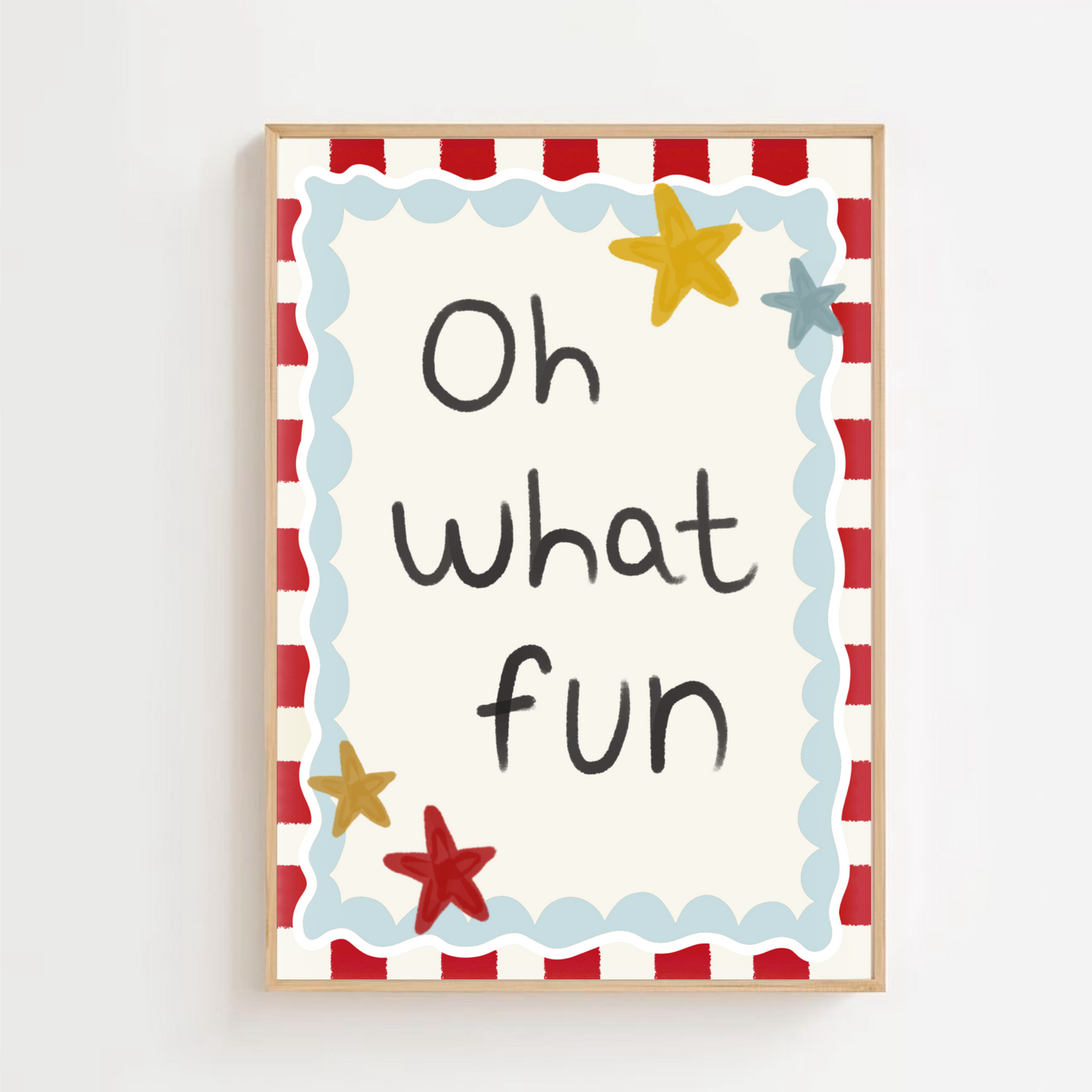 Oh what fun - Christmas | Art print