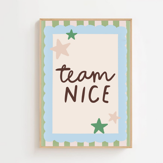 Team nice - Christmas | Art print