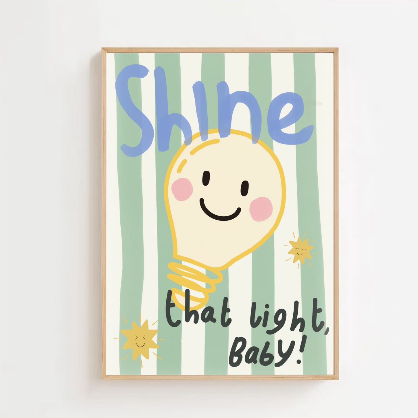 Shine that light baby | Art print